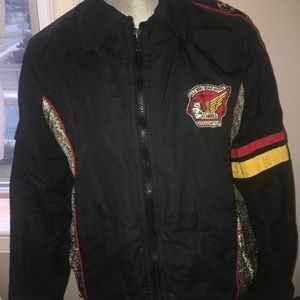 Reflective bomber jacket